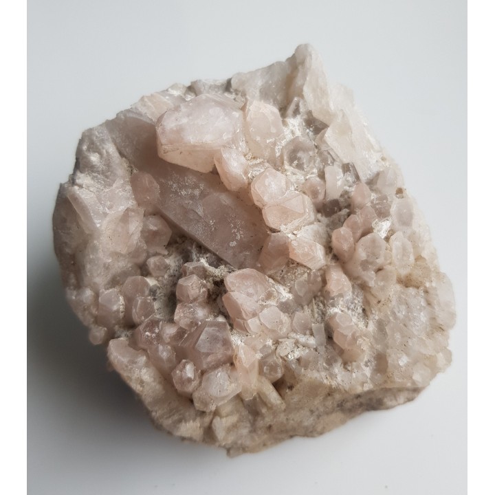 Szczotka kwarców różowych z Izerskich Garbów