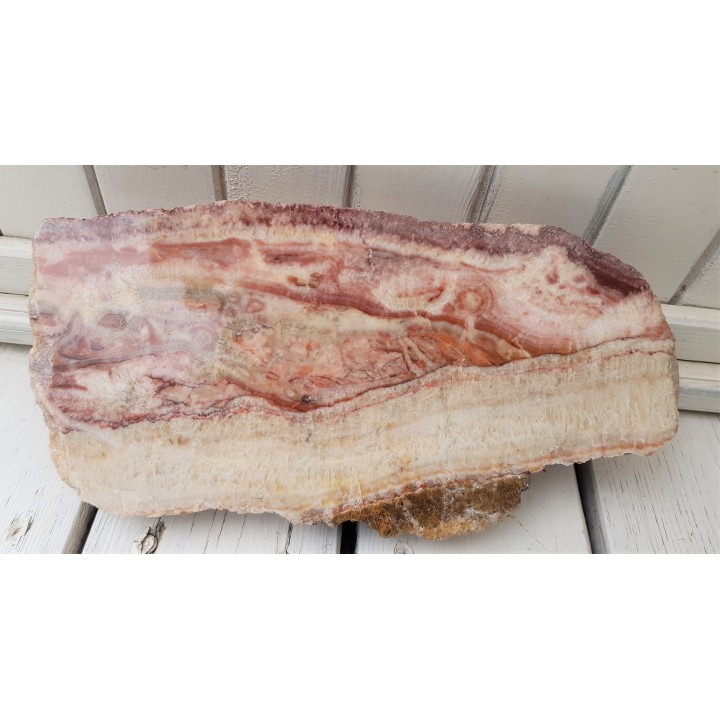 Duża płyta polerowanej różanki zelejowskiej