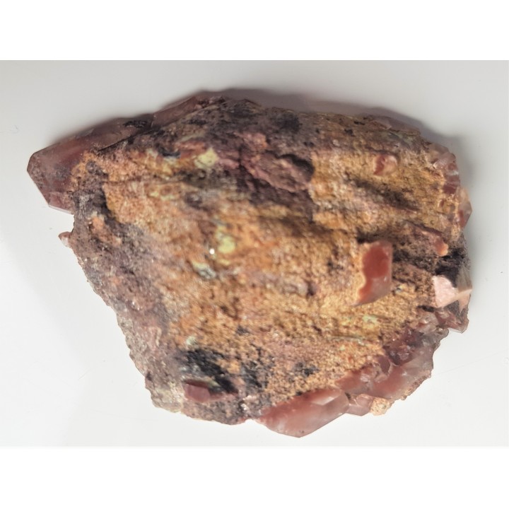 Żelazisty kwarc dymny z Wojanowa k. Jeleniej Góry