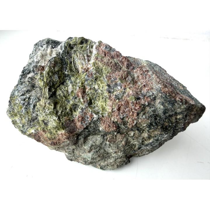 Pistacyt z granatem z Kowar