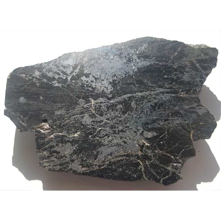 Przekrój przez okruszcowaną strefę łupków z Ciechanowic