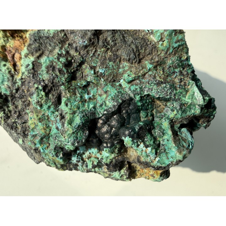 Cornwallit/pseudomalachit z Miedzianki k. Janowic Wlk.