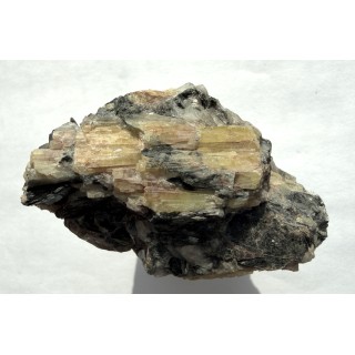 Topaz (pyknit) w grejzenie z Altenbergu (Góry Kruszcowe, Niemcy)