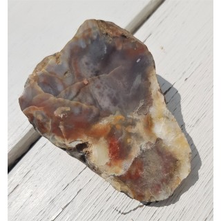 Agat "rzeczny" z Bobru w Sudetach (river agate)