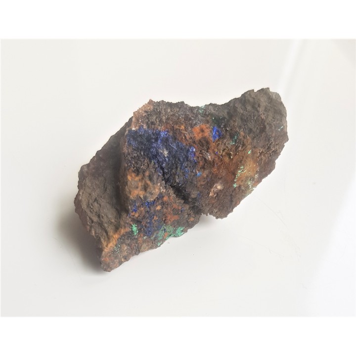 Azuryt w żyle żelaziaka brunatnego z Gór Kaczawskich