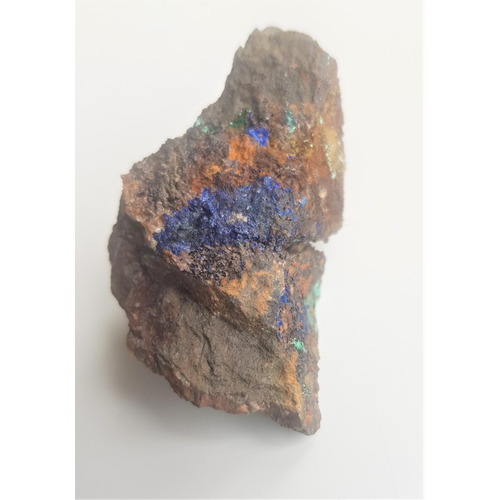 Azuryt w żyle żelaziaka brunatnego z Gór Kaczawskich