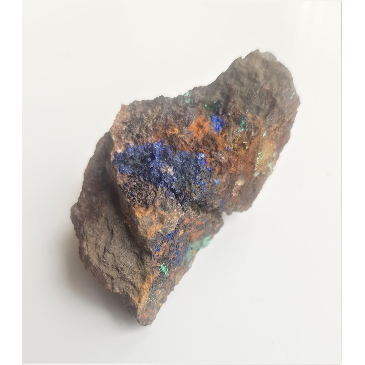 Azuryt w żyle żelaziaka brunatnego z Gór Kaczawskich