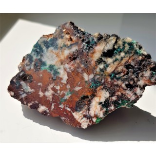 Malachit w żyle rudnej z Gór Kaczawskich