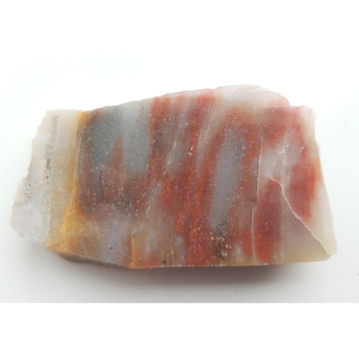 Płytka ozdobnego kwarcytu z wrostkami pirytu z Jegłowej