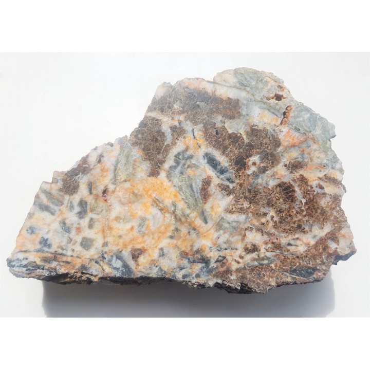 Masywne skupienia sfalerytu w żyle rudnej z Chełmca k. Jawora