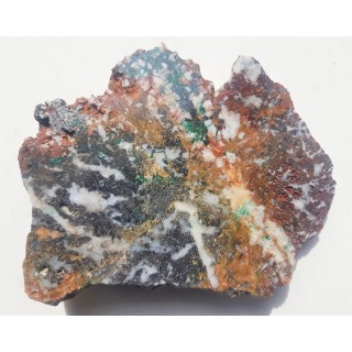 Malachit w żyle rudnej z Gór Kaczawskich