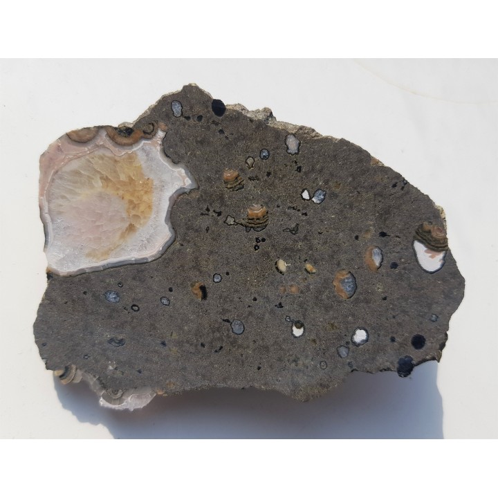 Agat z Lubiechowej w skale macierzystej