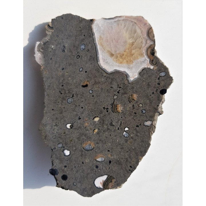 Agat z Lubiechowej w skale macierzystej