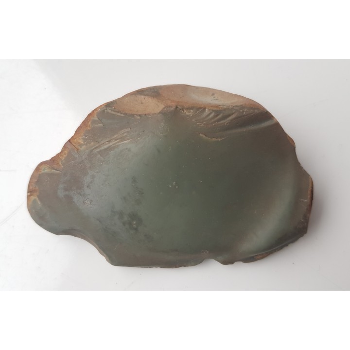 Zielony krzemień z aluwiów Nysy Kłodzkiej