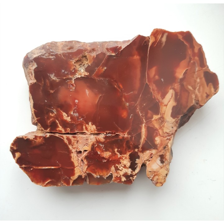 Karneol-sard z aluwiów Nysy Kłodzkiej k. Paczkowa