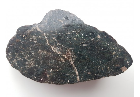 Ciemnozielona skała krzemionkowa ze zlepieńców kulmu niecki śródsudeckiej
