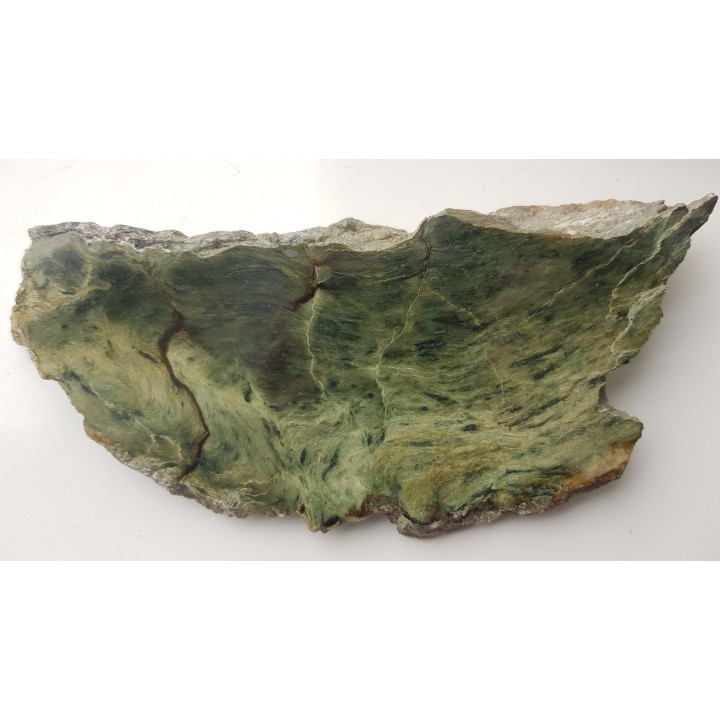 Polerowany nefryt z Jordanowa Śląskiego