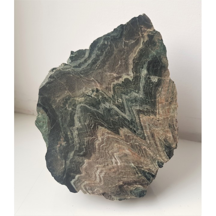 Piękny fałd szewronowy na kontakcie łupków i gnejsów z Kowar