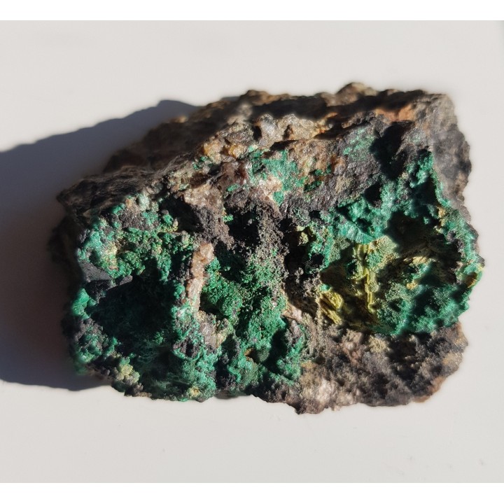 Krystaliczny malachit z Miedzianki sudeckiej