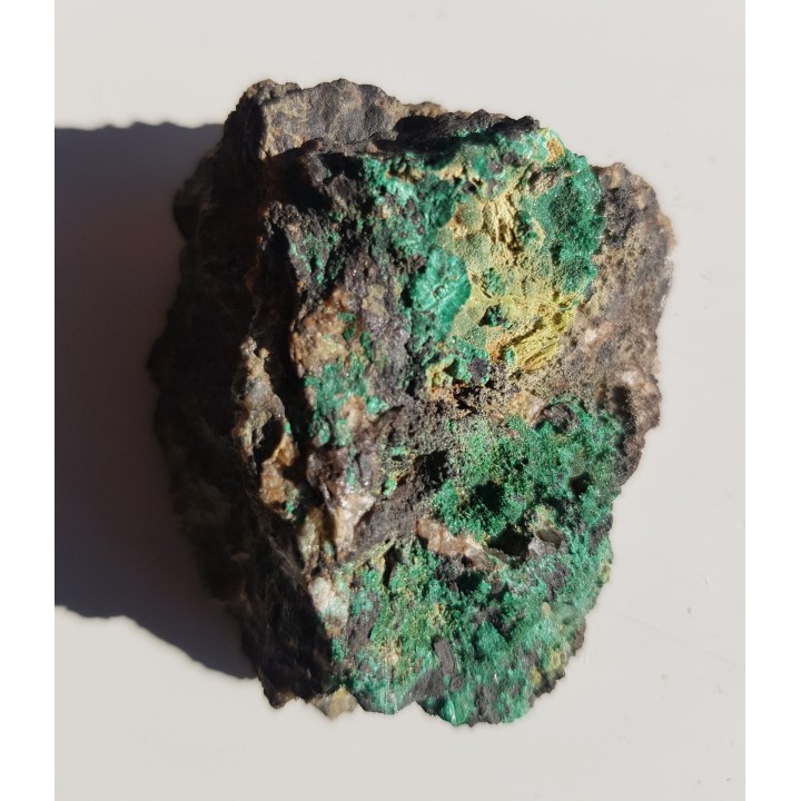 Krystaliczny malachit z Miedzianki sudeckiej