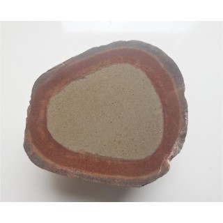 Otoczak piaskowca ze zlepieńców kulmu z pierścieniami Lieseganga