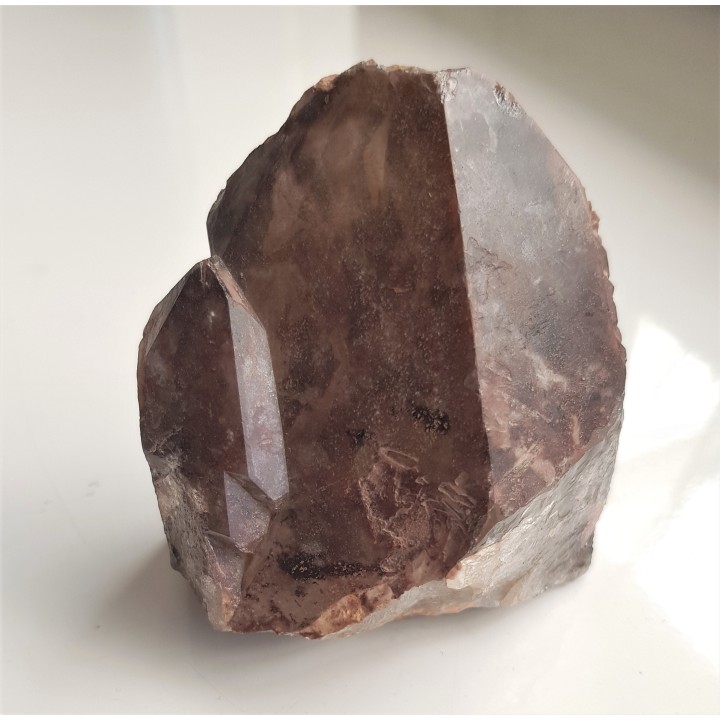 Żelazisty kwarc dymny z Wojanowa k. Jeleniej Góry