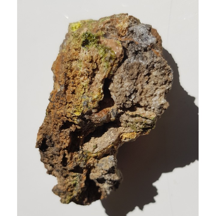 Szczotka kryształów piromorfitu oraz cerusytu z Janowic Wielkich