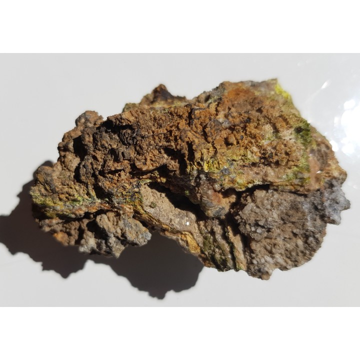 Szczotka kryształów piromorfitu oraz cerusytu z Janowic Wielkich