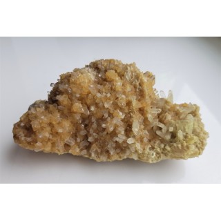 Druza idealnie wykształconych kryształów celestynu z Tarnobrzega