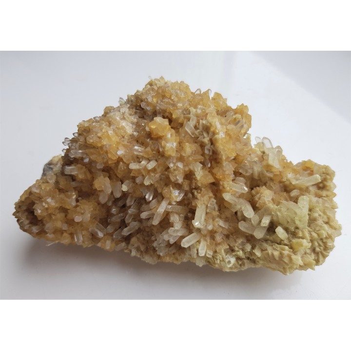 Druza idealnie wykształconych kryształów celestynu z Tarnobrzega