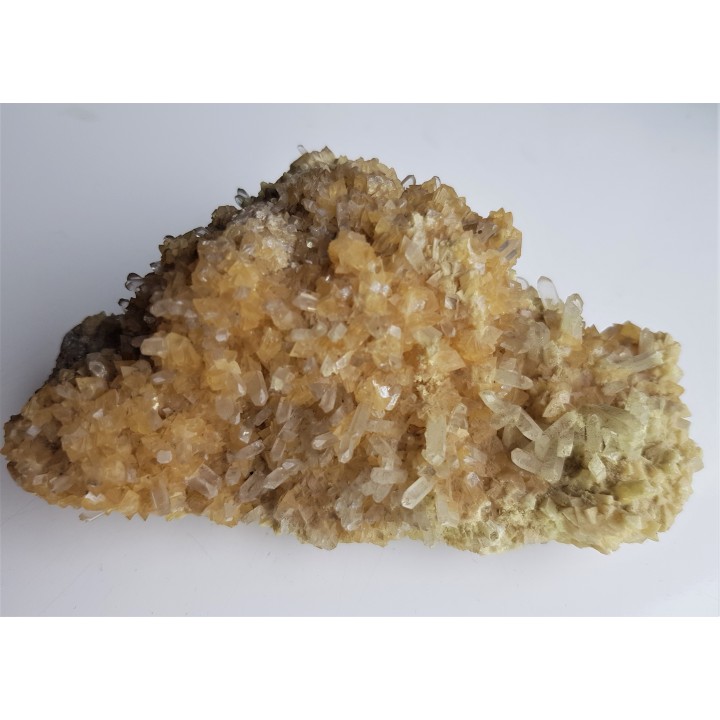 Druza idealnie wykształconych kryształów celestynu z Tarnobrzega