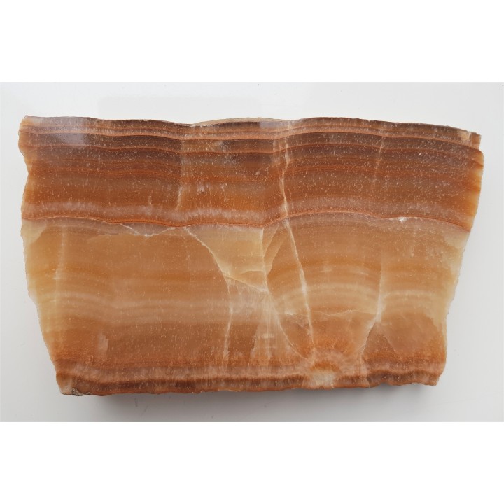 Płyta onyksu marmurowego z kamieniołomu Laskowa w Górach Świętokrzyskich