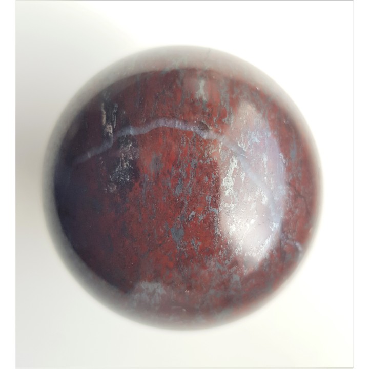 Kula polerowana z jaspisu z Sudetów (Stare Bogaczowice)