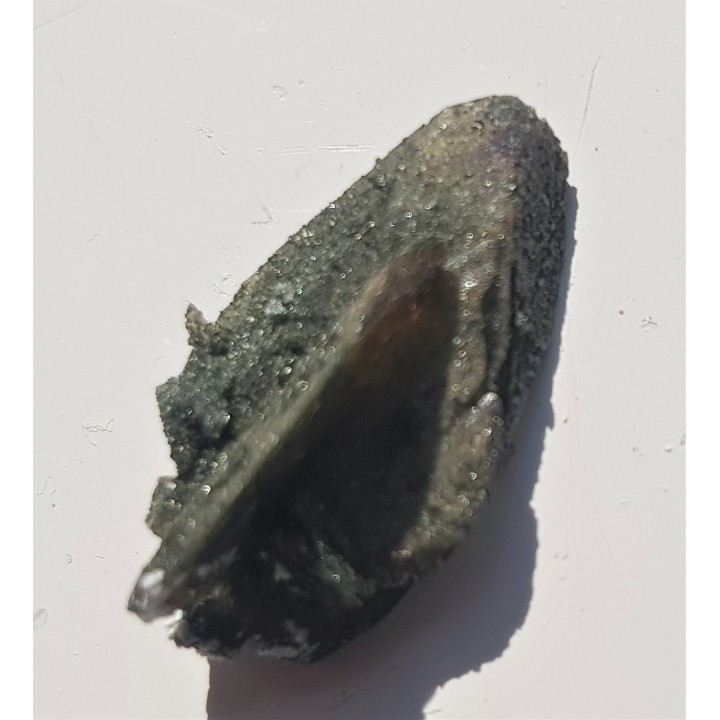 Idealnie wykształcony, zielony tytanit z żył alpejskich (Austria, Hoche Tauern)