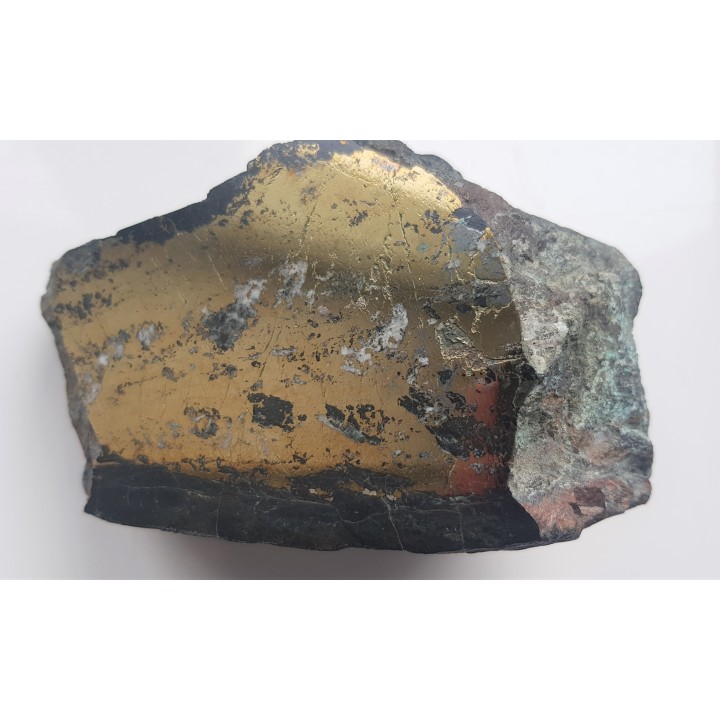 Masywna, miąższa żyła chalkopirytu z Miedzianki sudeckiej