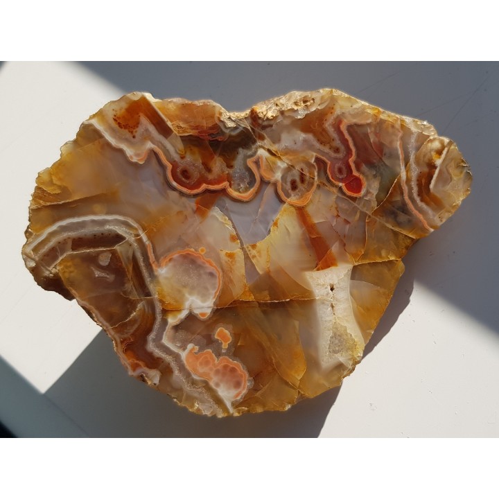 Agat "rzeczny" z Bobru w Sudetach (river agate)
