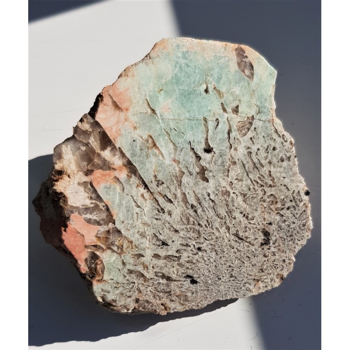 Amazonitowy granit napisowy z Bukowca k. J. Góry