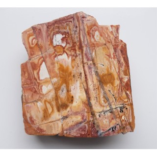 Polerowany okaz ozdobnego łupku kwarcowo-serycytowego z okolic Żarowa