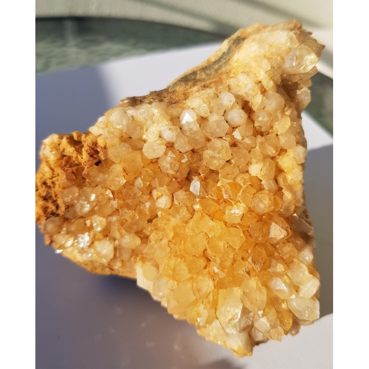 Szczotka kwarcowa z z Domanic koło Wrocławia