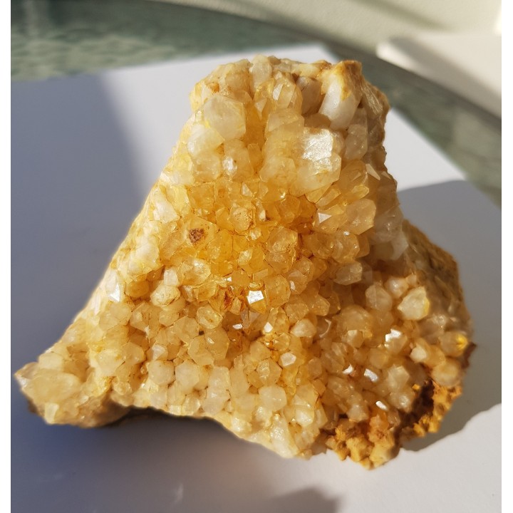 Szczotka kwarcowa z z Domanic koło Wrocławia