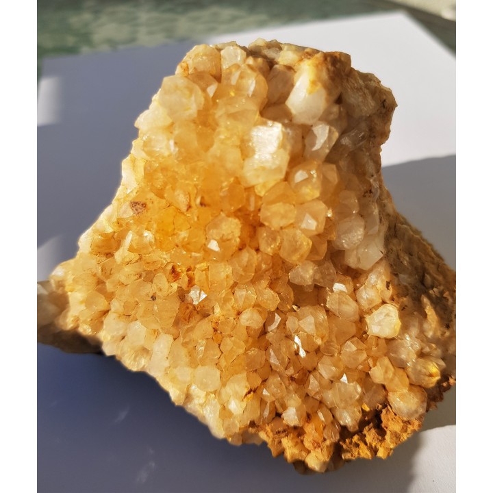 Szczotka kwarcowa z z Domanic koło Wrocławia