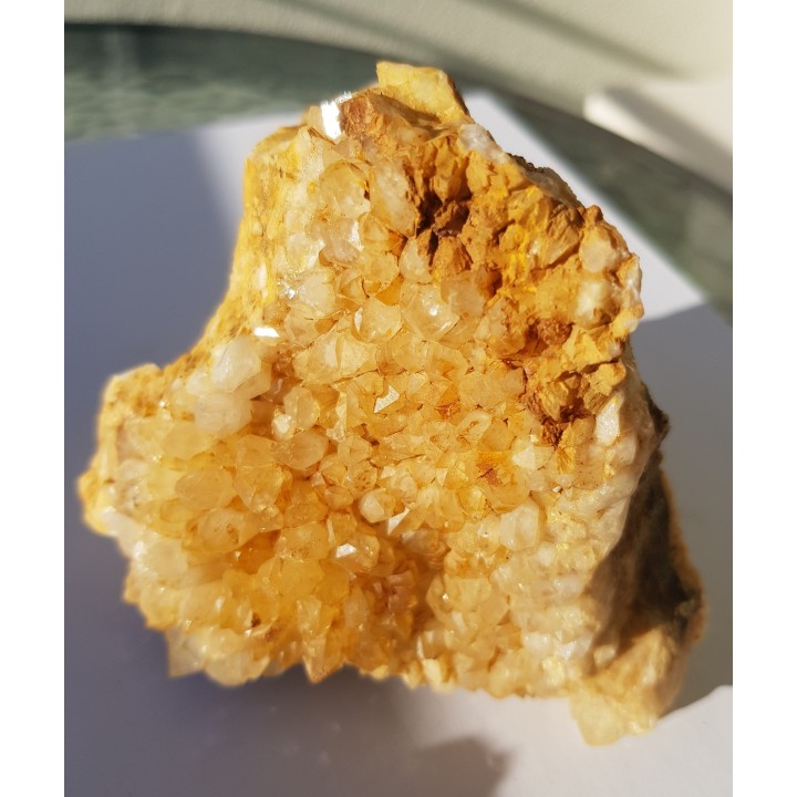 Szczotka kwarcowa z z Domanic koło Wrocławia