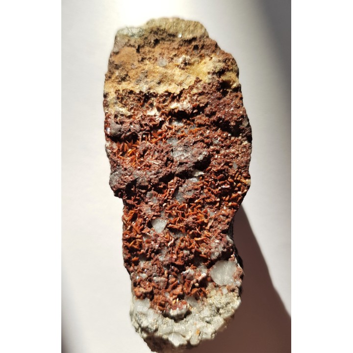 Szczotka prawidłowo wykształconych kryształów syderytu z Wałbrzycha