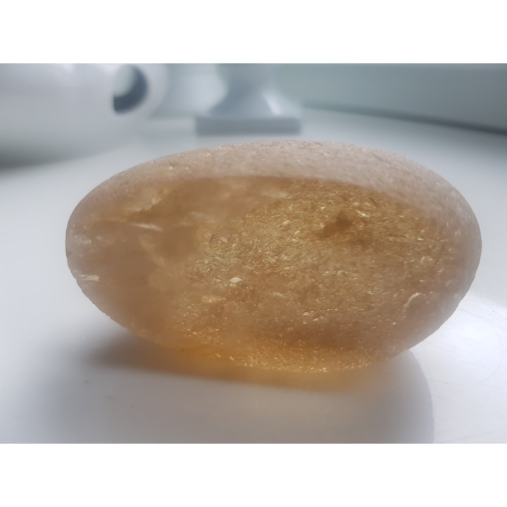 Unikat - otoczak kwarcu dymnego z aluwiów Bobru