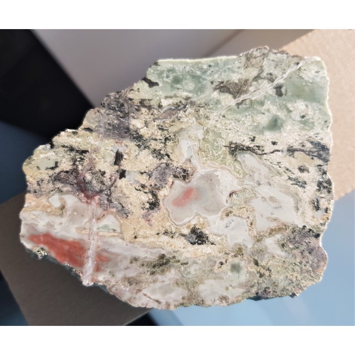 Przeobrażony dolomit z orbikularnymi strukturami z Rędzin