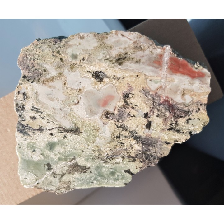 Przeobrażony dolomit z orbikularnymi strukturami z Rędzin