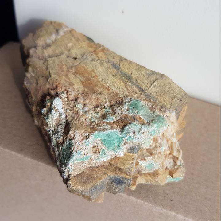 Turkus w skale macierzystej z Pustkowa Wilczkowskiego