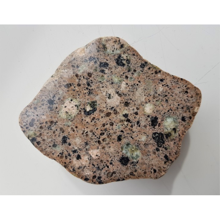 Porfir kwarcowy z zielonymi plagioklazami, eratyk Kołobrzeg