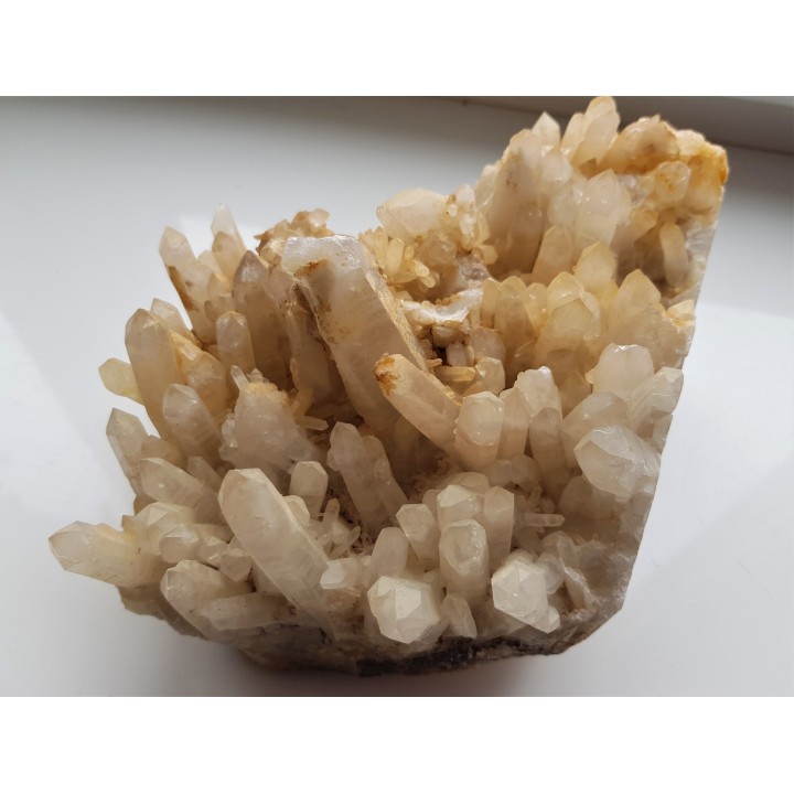 Duża szczotka kryształów górskich ze Strzegomia (Rogoźnica)