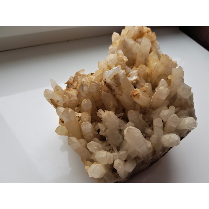 Duża szczotka kryształów górskich ze Strzegomia (Rogoźnica)